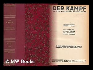 Image du vendeur pour Der Kampf : Sozialdemokratische Monatsschrift [1930] mis en vente par MW Books