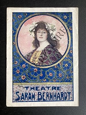 LA GLOIRE DE MAURICE ROSTAND-PROGRAMME THEATRE SARAH BERNHARDT 1921