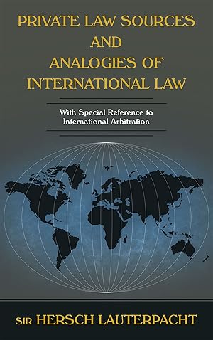 Immagine del venditore per Private Law Sources and Analogies of International Law With Special. venduto da The Lawbook Exchange, Ltd., ABAA  ILAB