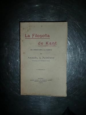 Bild des Verkufers fr La Filosofia De Kant zum Verkauf von Reus, Paris, Londres