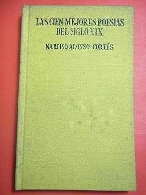 Seller image for LAS CIEN MEJORES POESAS DEL SIGLO XIX. for sale by Carmichael Alonso Libros