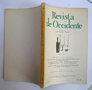 Seller image for REVISTA DE OCCIDENTE n 88. Consideraciones Sobre El Estado Actual De La Crtica Literaria; Balzac, De La Fuerza a La Forma; El Valor De La Alusin En Literatura; El Proceso De Secularizacin En La Espaa De Los Austrias for sale by La Social. Galera y Libros