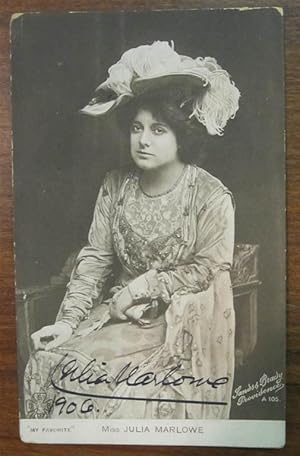 Signed Vintage Postcard