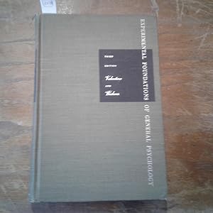 Image du vendeur pour Experimental foundations of general psicology. mis en vente par Librera "Franz Kafka" Mxico.