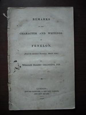 Remarks on the Character and Writings of Fenelon