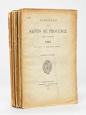 Almanach des Saints de Provence pour l'année 1888 - 1889 - 1895 - 1896 - 1897 - 1898 - 1900 - 190...