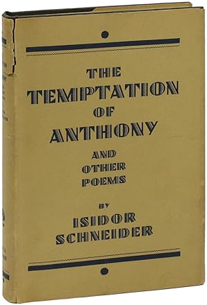The Temptation of Anthony and Other Poems
