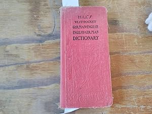 Seller image for Hill's vest-pocket German-English Dictionary with conversation and idioms. for sale by Librera "Franz Kafka" Mxico.