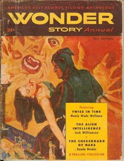 Imagen del vendedor de WONDER Story Annual 1951 ("Twice in Time") a la venta por Books from the Crypt
