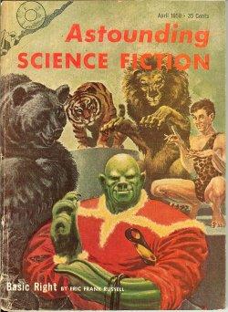 Imagen del vendedor de ASTOUNDING Science Fiction: April, Apr. 1958 ("The Man Who Counts") a la venta por Books from the Crypt