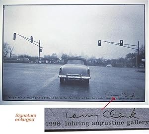 Untitled 1967. Luhring Augustine (SIGNED by Larry Clark: Exhibition Poster: Vintage Prints 1962-1...