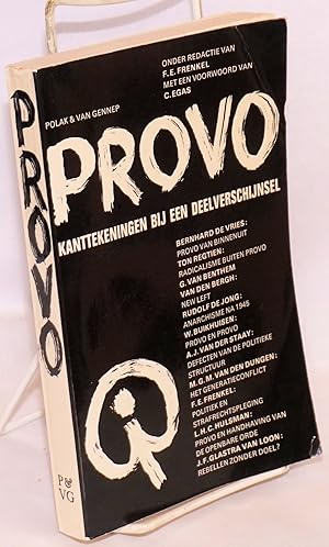 Imagen del vendedor de Provo: Kanttekeningen bij een deelverschijnsel a la venta por Bolerium Books Inc.