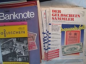 Der geldschein Sammler [together with 45 periodicals, lists, etc., ca. 1974- 2012, concerning pap...