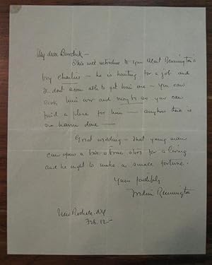 Rare Autographed Letter Signed in Full