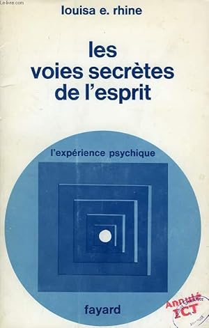 Seller image for LES VOIES SECRETES DE L'ESPRIT for sale by Le-Livre