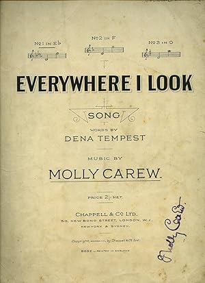 Immagine del venditore per Everywhere I Look [Vintage Piano Sheet Music] venduto da Little Stour Books PBFA Member