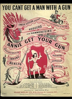 Seller image for You Can't Get a Man With a Gun; From Annie Get Your Gun [Vintage Piano Sheet Music] for sale by Little Stour Books PBFA Member
