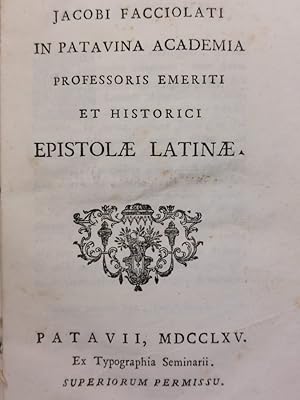 Epistolae Latinae.