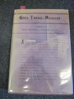Imagen del vendedor de Goro Takagi - Musician : A Tribute [with dust jacket] a la venta por The Odd Book  (ABAC, ILAB)