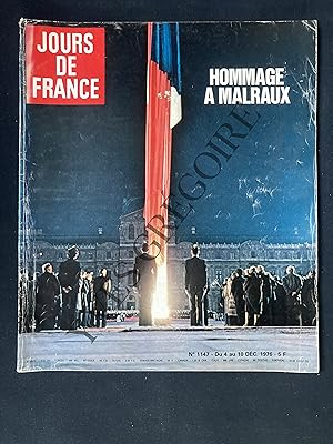 JOURS DE FRANCE-N°1147-DU 4 AU 10 DECEMBRE 1976