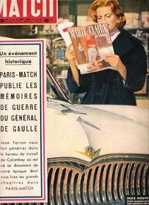 Paris Match n° 288 : Salon de L'auto 55 - Paris-Match Publie les Mémoires De Guerre Du Général De...