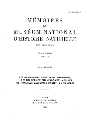 Seller image for Les Gammariens (Crustacea, Amphipoda) des herbiers de phan�rogames marines de Nouvelle Cal�donie (R�gion de Noum�a) for sale by Sylvain Par�