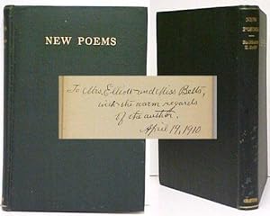 Immagine del venditore per New Poems. signed venduto da John W. Doull, Bookseller