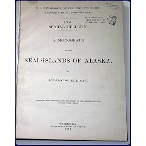 A MONOGRAPH OF THE SEAL-ISLANDS OF ALASKA