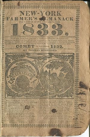 Seller image for New-York Farmer's Almanack.1833.& a particular account of the Comet of November 1832. for sale by Peter Keisogloff Rare Books, Inc.