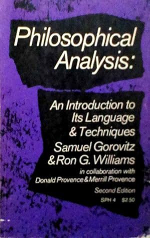 Philosophical Analysis : An Introduction to Its Language & Techniques