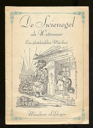 Bild des Verkufers fr De Swienegel Als Wettrenner zum Verkauf von Between the Covers-Rare Books, Inc. ABAA