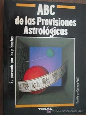 Imagen del vendedor de ABC DE LAS PREVISIONES ASTROLGICAS a la venta por Librera Maestro Gozalbo