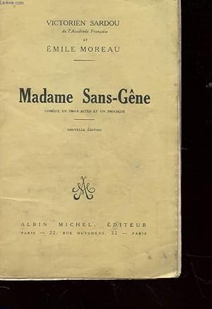 Image du vendeur pour MADAME SANS-GENE mis en vente par Le-Livre