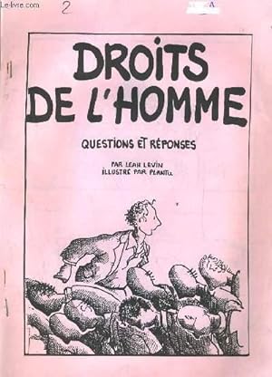 Image du vendeur pour DROITS DE L'HOMME. QUESTIONS ET REPONSES mis en vente par Le-Livre