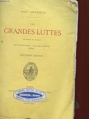 Seller image for LES GRANDES LUTTES for sale by Le-Livre