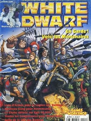 Seller image for WHITE DWARF N53. LISTE D'ARMEE POUR LA LEGION DES DAMNES, LES CHAOS DEFERLE SUR EPIC 40,000!, NOUVEAU GANG POUR NECROMUNDA. for sale by Le-Livre