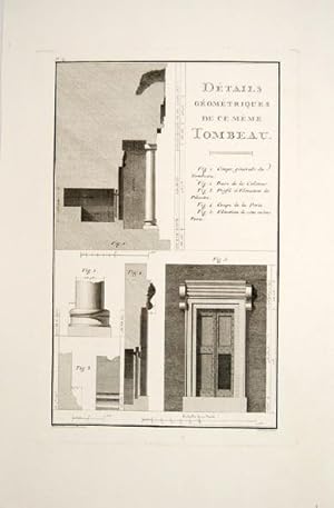 Imagen del vendedor de Dtails Gomtriques de ce mme Tombeau. Pl.69. a la venta por Peter Harrington.  ABA/ ILAB.