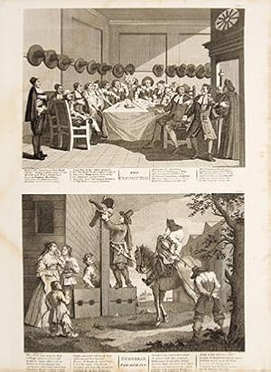 Imagen del vendedor de Hudibras [TEN Excellent and most Diverting PRINTS; Taken from the Celebrated POEM of HUDIBRAS. Wrote by Mr. SAMUEL BUTLER. Exposing the Villany and Hypocricy of those TIMES. Invented and Engraved on Twelve COPPER PLATES, by William Hogarth.] a la venta por Peter Harrington.  ABA/ ILAB.