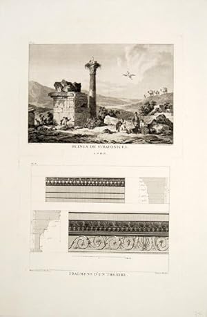 Imagen del vendedor de Ruines de Stratonice, Fragmens d'un Thtre. Pl.80. a la venta por Peter Harrington.  ABA/ ILAB.