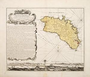 Bild des Verkufers fr Carte Topographique de L'Isle Minorque, Dediee et Presentee au Roy, Par le Chevalier de Beaurain, Geographe ord. du Roy. et communique au Public par les Heritiers de Homan en l'an 1757. zum Verkauf von Peter Harrington.  ABA/ ILAB.