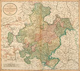 Imagen del vendedor de A NEW MAP OF THE CIRCLE OF FRANCONIA, FROM THE LATEST AUTHORITIES. a la venta por Peter Harrington.  ABA/ ILAB.