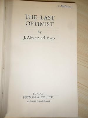 Seller image for The Last Optimist for sale by Clement Burston Books