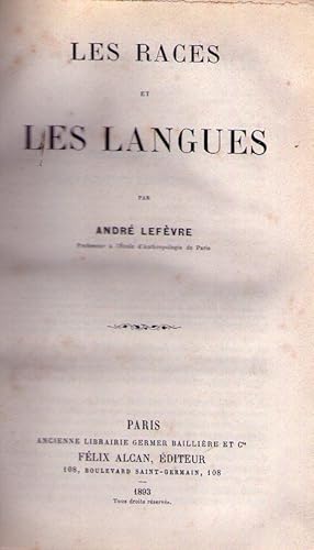 LES RACES ET LES LANGUES