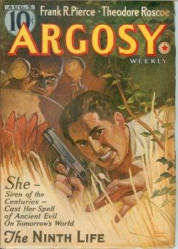 Imagen del vendedor de ARGOSY: August, Aug. 5, 1939 ("The Ninth Life") a la venta por Books from the Crypt