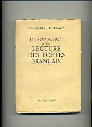 Bild des Verkufers fr INTRODUCTION A LA LECTURE DES POETES FRANCAIS. zum Verkauf von Librairie CLERC
