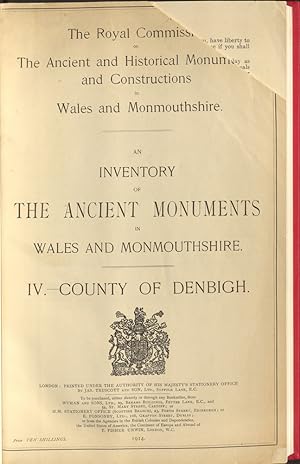 Ancient Monuments in Wales and Monmouthshire. IV County of Denbigh