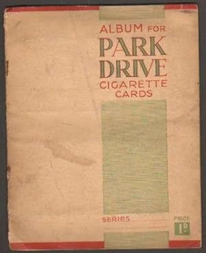 ALBUM FOR PARK DRIVE CIGARETTE CARDS. ALBUM DE ESTRELLAS DE CINE. COMPLETO