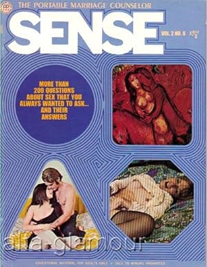 Imagen del vendedor de SENSE; The Portable Marriage Counselor Vol. 2, No. 6, August/September 1972 a la venta por Alta-Glamour Inc.