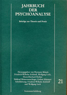 Imagen del vendedor de Jahrbuch der Psychoanalyse. Beitrge zur Theorie, Praxis und Geschichte. Bd. 21 a la venta por Fundus-Online GbR Borkert Schwarz Zerfa