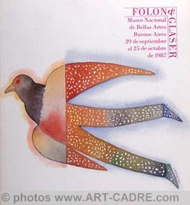 Seller image for FOLON Jean-Michel - Folon & Glaser for sale by ART-CADRE ART BOOKS GALLERY